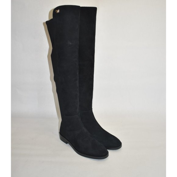 STUART WEITZMAN Keelan Suede Knee-High Boots 5050 Black Size 5 S5448 - Picture 2 of 10